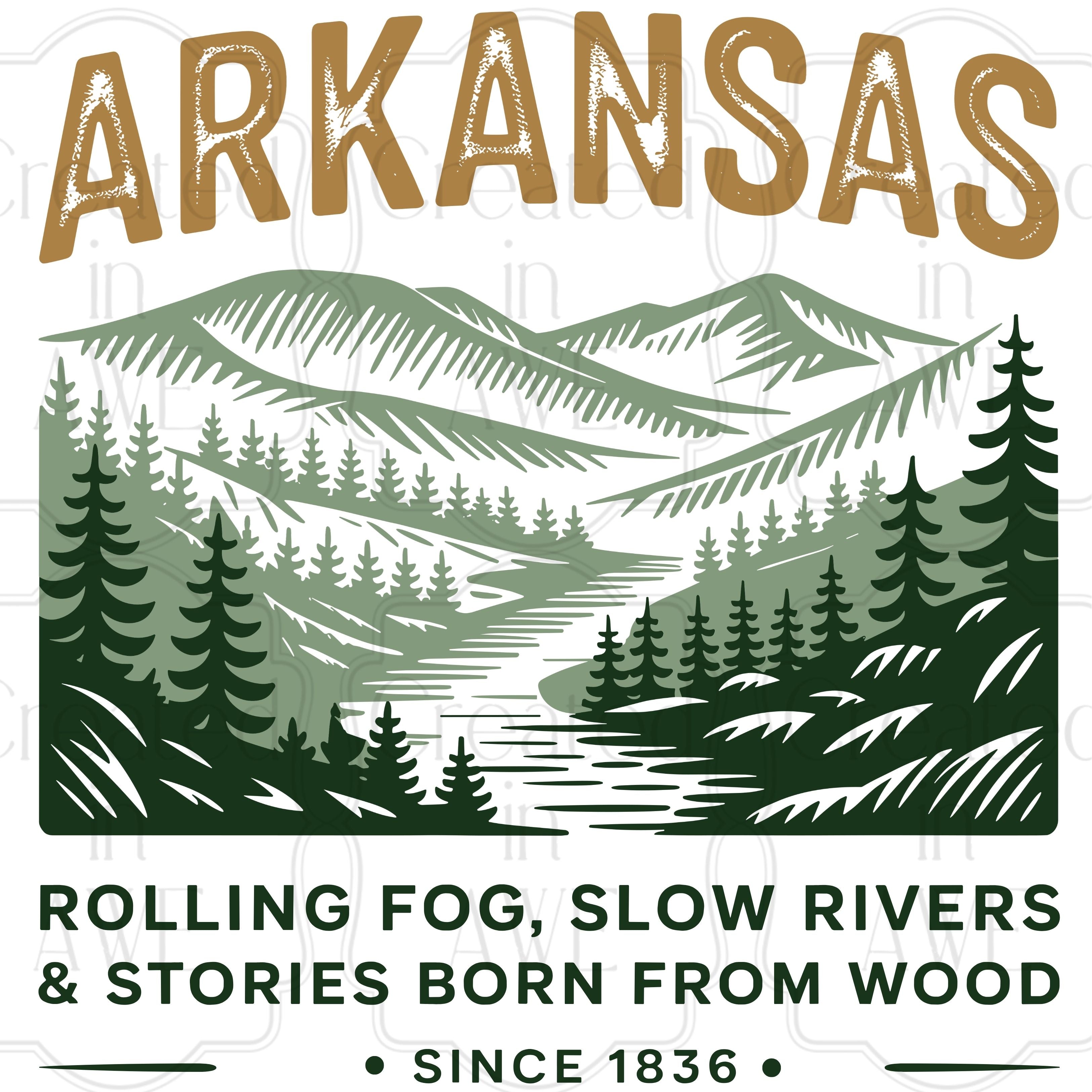 Vintage-Style US States