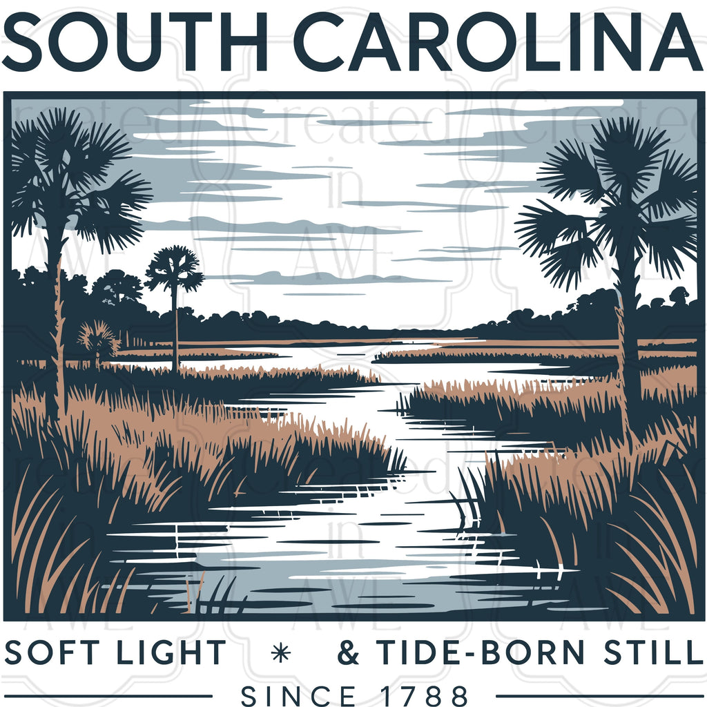 Vintage-Style US States