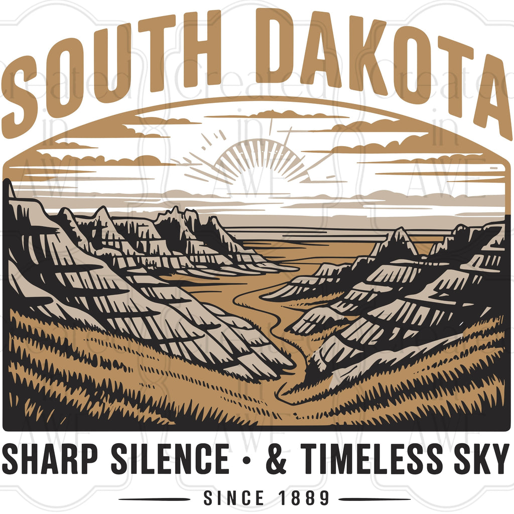 Vintage-Style US States