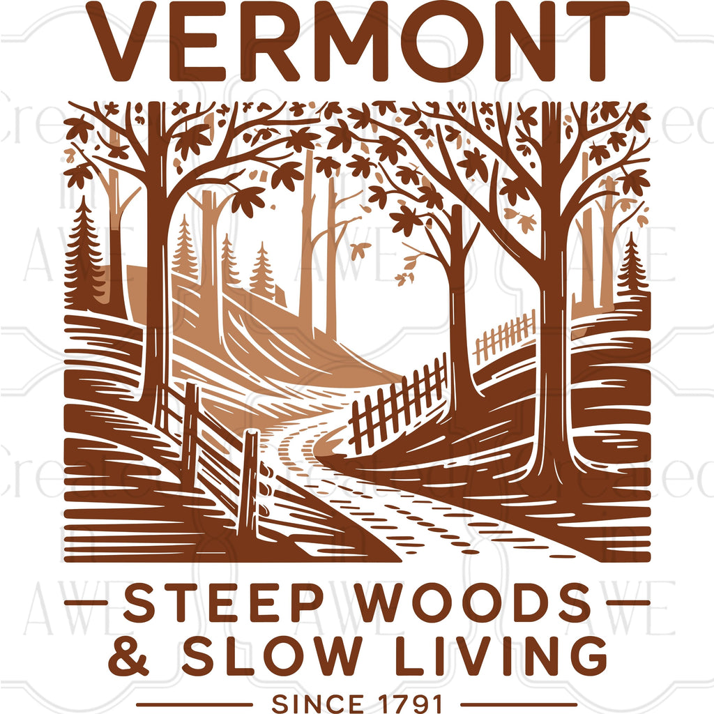Vintage-Style US States