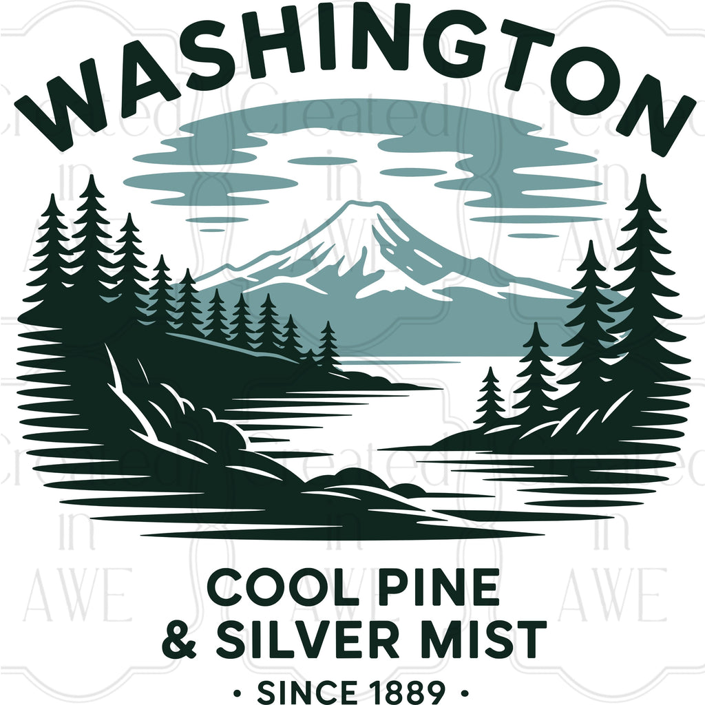 Vintage-Style US States