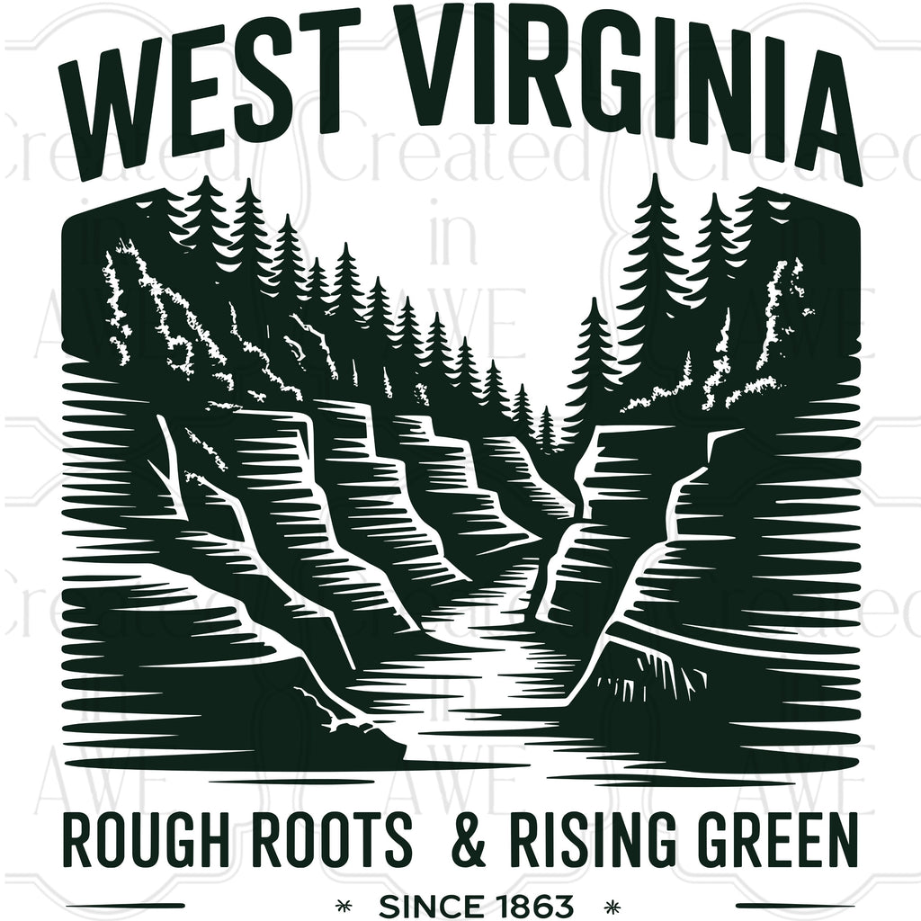 Vintage-Style US States