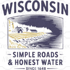 Vintage-Style US States